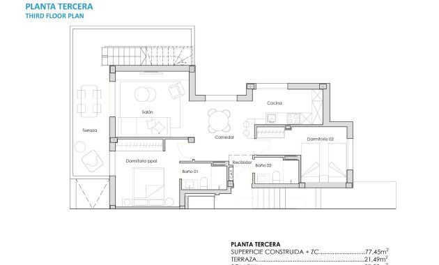 New Build - Penthouse -
Torre Pacheco - Santa Rosalia Lake and Life Resort
