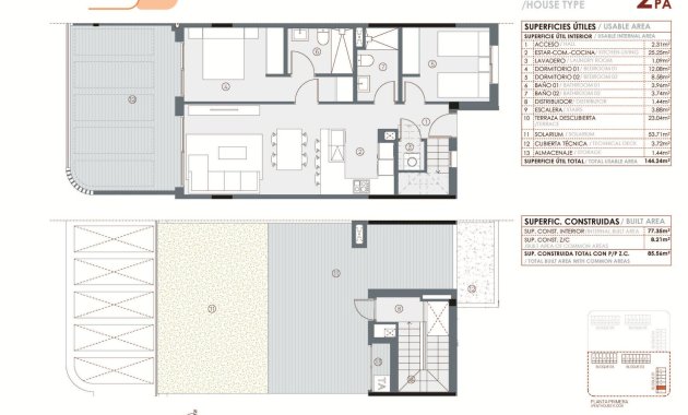 Nýbygging - Þakíbúð -
Torrevieja - La Hoya