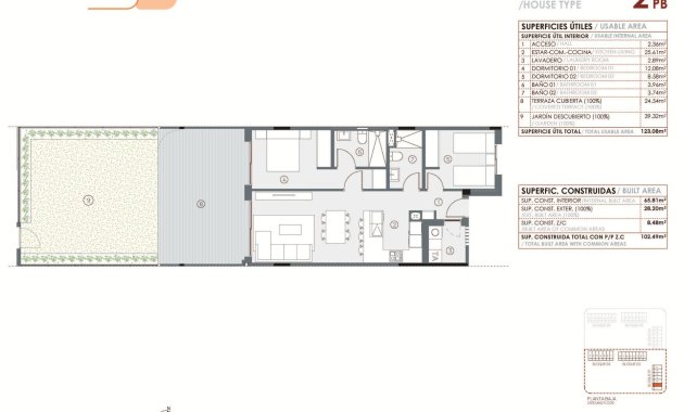 Nýbygging - Íbúð á jarðhæð -
Torrevieja - La Hoya