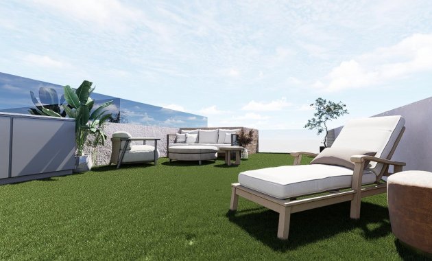 Nýbygging - Íbúð á jarðhæð -
Pilar de la Horadada - pueblo