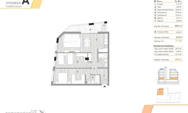 New Build - Ground floor apartment -
Torrevieja - Centro