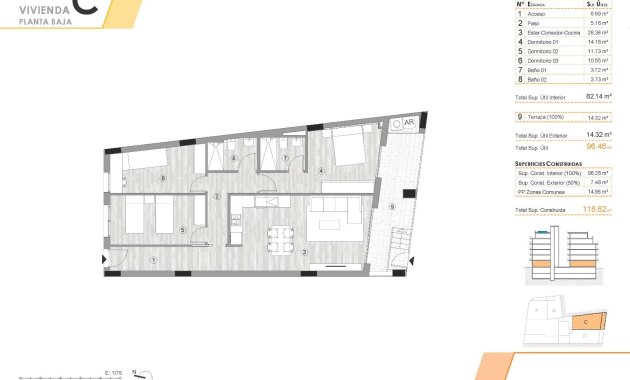 New Build - Ground floor apartment -
Torrevieja - Centro