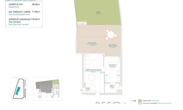 New Build - Ground floor apartment -
Villajoyosa - Playa del Torres