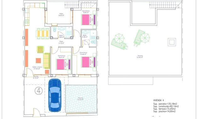 Obra nueva - Adosado -
Avileses
