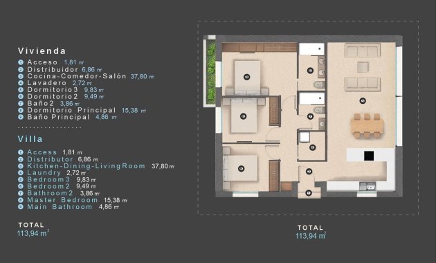 Obra nueva - Villa -
Orihuela Costa - Las Filipinas