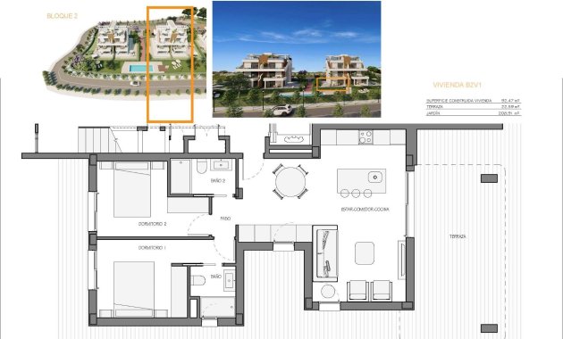 New Build - Ground floor apartment -
Fuente Álamo - Hacienda del Alamo