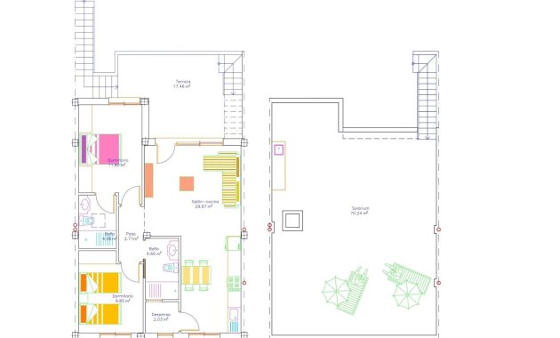 Nýbygging - Raðhúshæð -
San Javier - pueblo