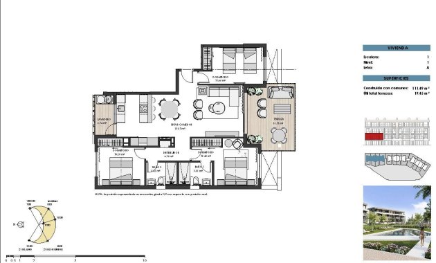 New Build - Apartment / flat -
Torre Pacheco - Santa Rosalia Lake and Life Resort