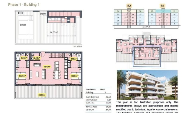 New Build - Penthouse -
Torre Pacheco - Santa Rosalia Lake and Life Resort