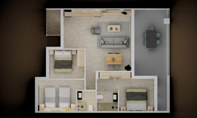 New Build - Bungalow -
Pilar de la Horadada - Playa de las Higuericas