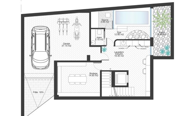 New Build - Villa -
Cabo de Palos - Cala Flores