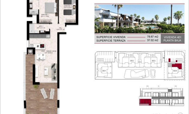Obra nueva - Bungalow -
Rojales - Lo Marabú